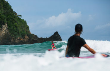 Surfing at Red Island