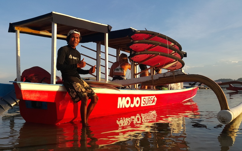 Mojosurf Adventures - Lombok Outrigger