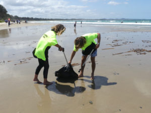Beach Clean up Spot X Surf Camp