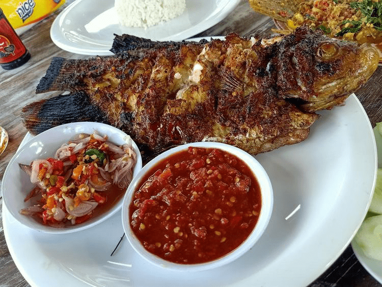Indonesian fish BBQ Ikan Bakar