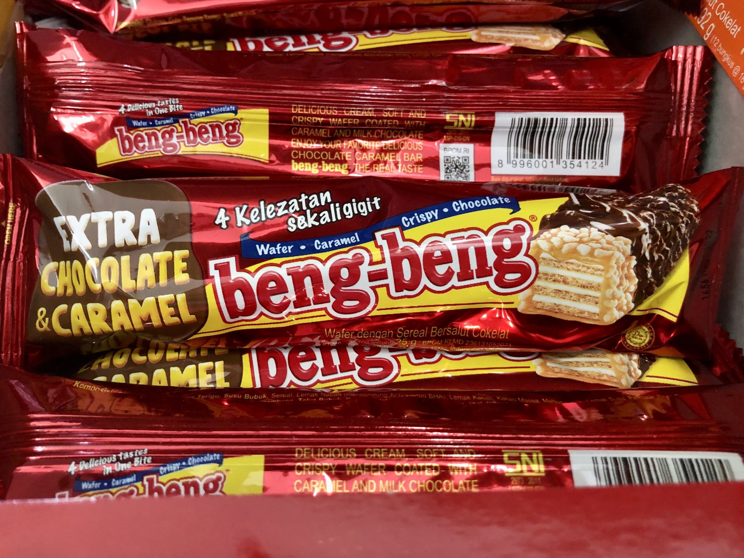 Indonesian chocolate bar Beng Beng