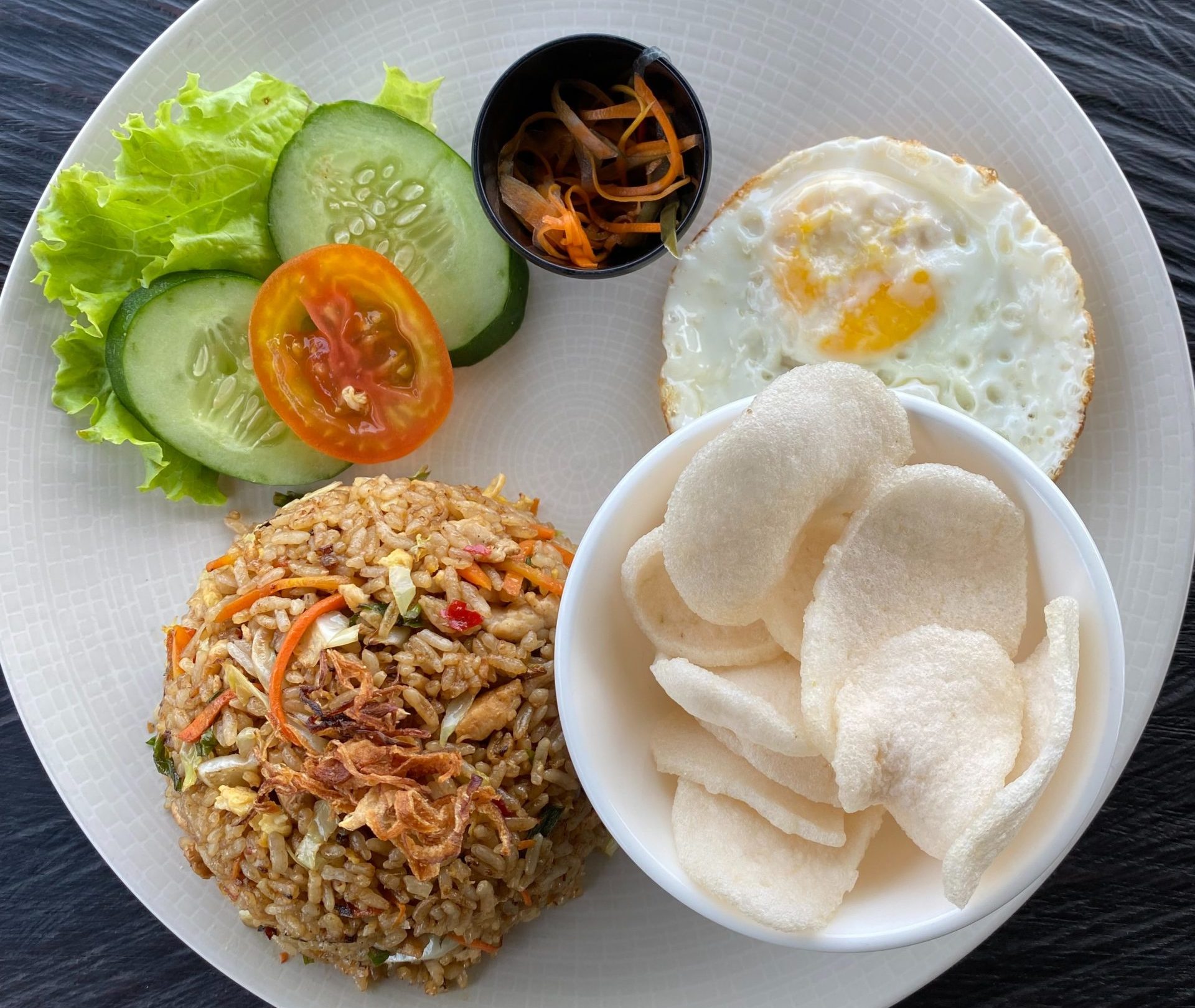 A portion of Indonesian Fried Rice
